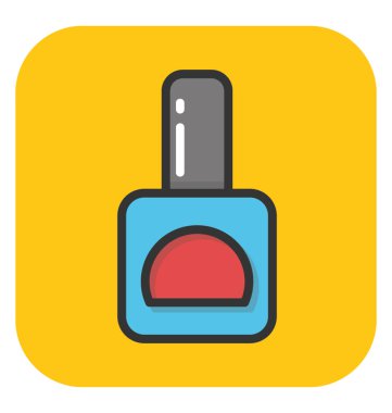 Tırnak cilası vektör simgesi