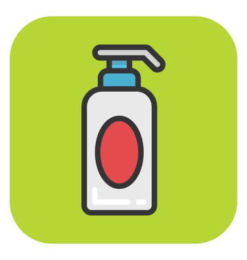 Sabun dispenseri vektör simgesi