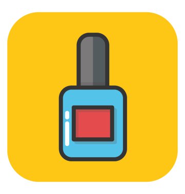 Tırnak cilası vektör simgesi