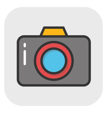 kamera vektör simgesi