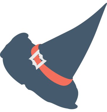 Cadı şapkası vektör simgesi