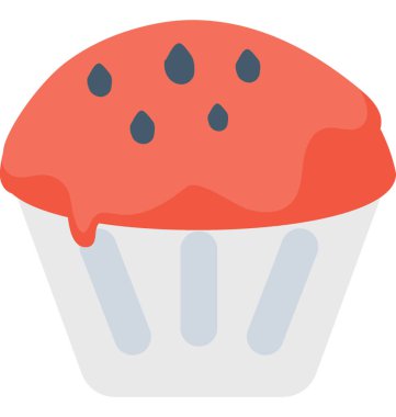 cupcake vektör simgesi