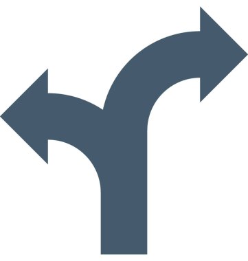 Yön vektör simgesi