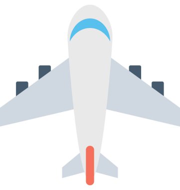 Uçak vektör simgesi