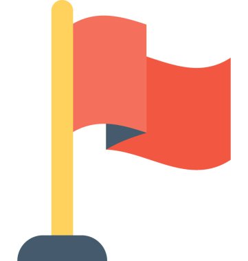 Bayrak Vektörü Simgesi