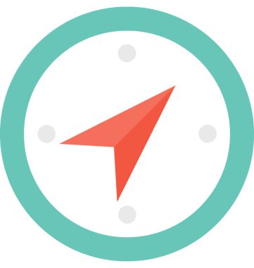 Pusula vektör simgesi