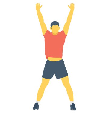 Eller yukarı renk vektör simgesi