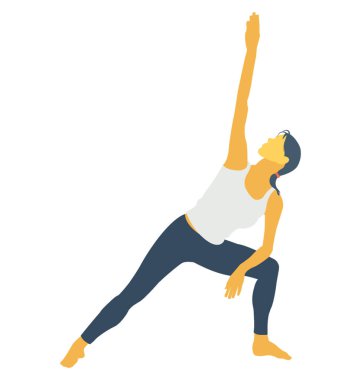 Yan açı teşkil renk vektör simgesi