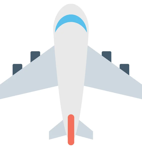 Repülőgép vektor ikon — Stock Vector