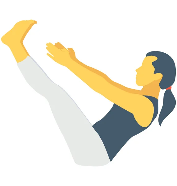 Sarvangasana színű vektor ikon — Stock Vector