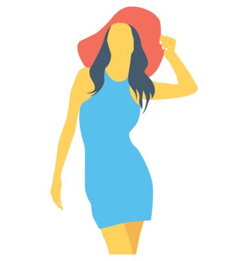 Moda renk vektör simgesi