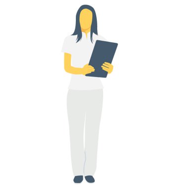 Yardımcısı renk vektör simgesi