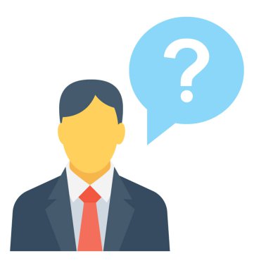 SSS renkli vektör simgesi