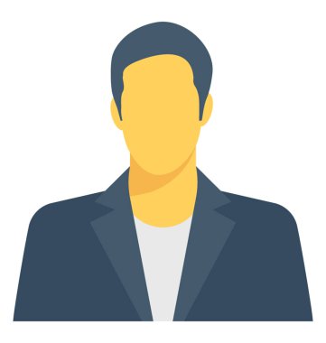 avatar renkli vektör simgesi