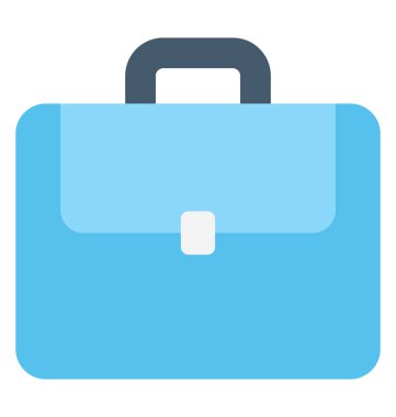 Evrak Çantası'nı renkli vektör simgesi