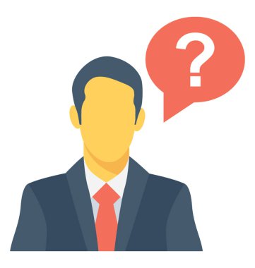 SSS renkli vektör simgesi