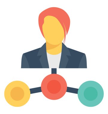 Lider renkli vektör simgesi