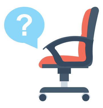 Boş yer renkli vektör simgesi