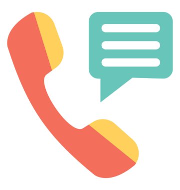 Alıcı renkli vektör simgesi