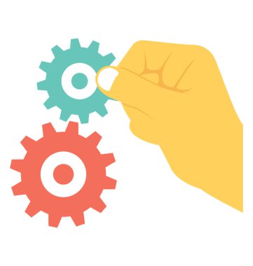 Tercihler renkli vektör simgesi