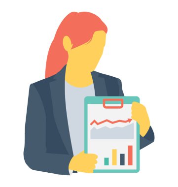 Grafik renkli vektör simgesi