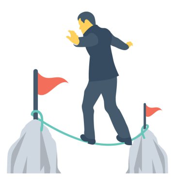 Mücadele renkli vektör simgesi