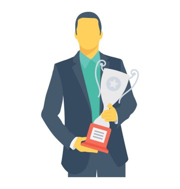 Kupa renkli vektör simgesi