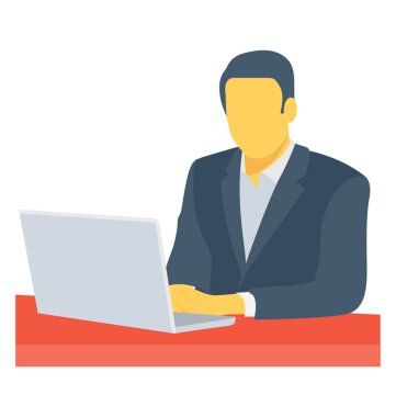 Sunuyu renkli vektör simgesi