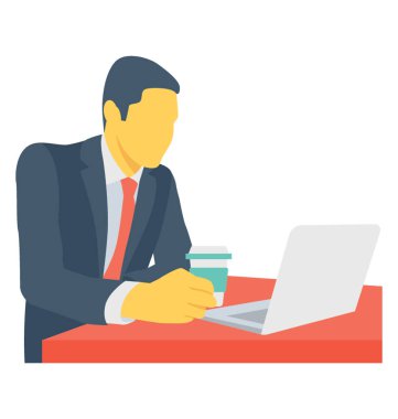 Freelancer renkli vektör simgesi