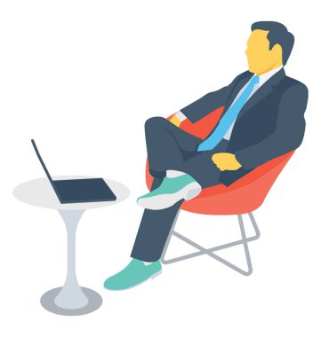 Renkli vektör simge tartışmak