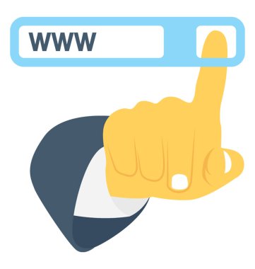 Www renkli vektör simgesi