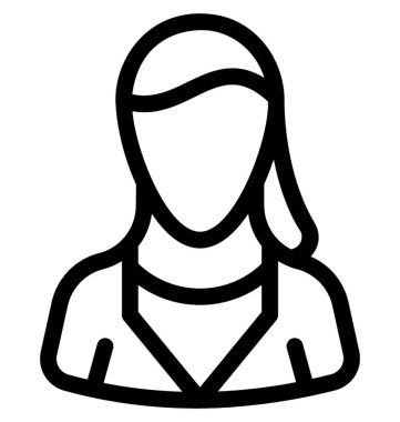 Ev hanımı satırı vektör simgesi