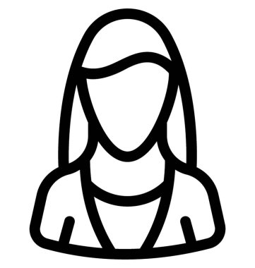 Ev hanımı satırı vektör simgesi 