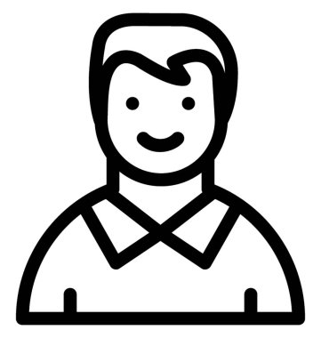 Öğrenci satırı vektör simgesi