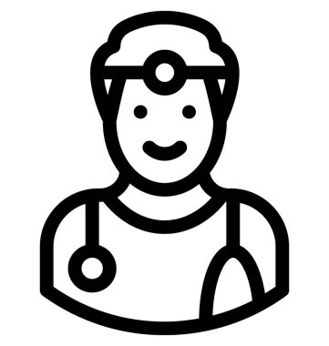 Cerrah satırı vektör simgesi