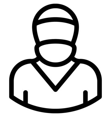 Cerrah satırı vektör simgesi