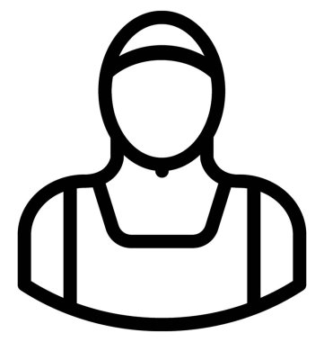 Sporcu satırı vektör simgesi