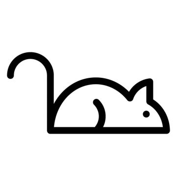 Sıçan vektör simgesi