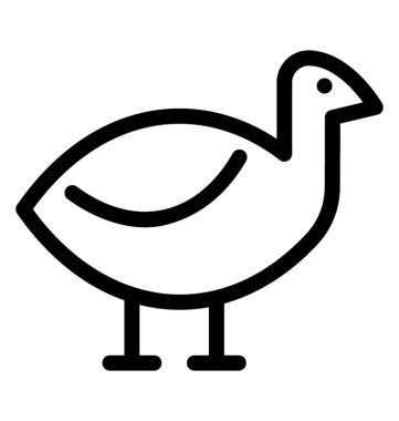 ördek vektör simgesi