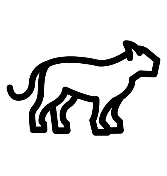 Pies wektor ikona — Wektor stockowy