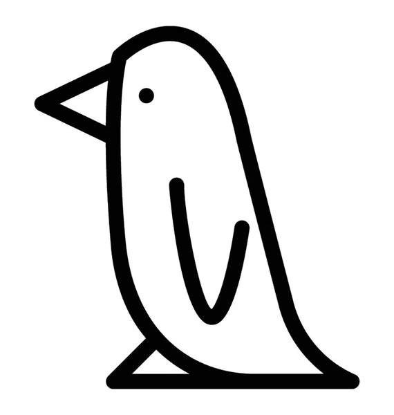 Pingwin wektor ikona — Wektor stockowy