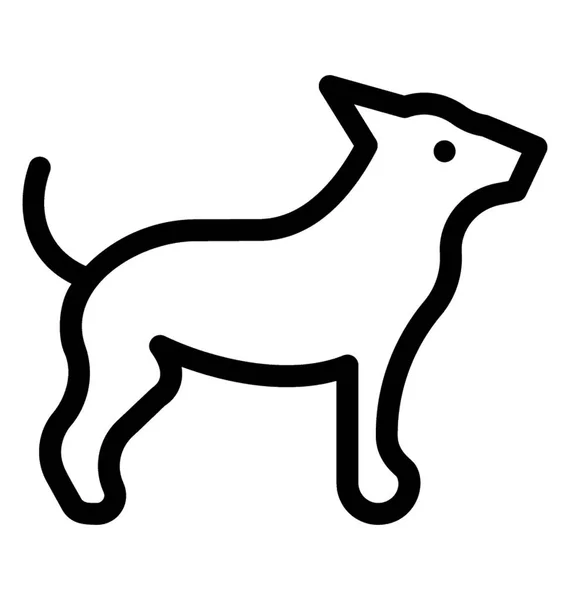 Dog Vector Icon — Stock Vector