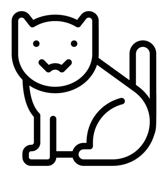 Cat Vector Icon — Stock Vector