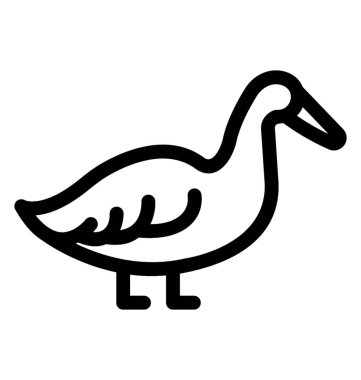 Martı vektör simgesi