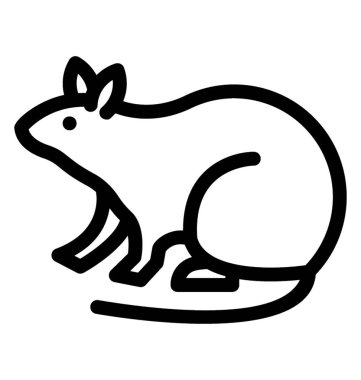 Sıçan vektör simgesi