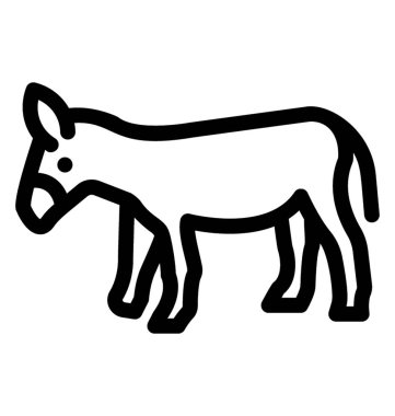 Eşek vektör simgesi