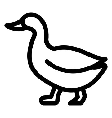 ördek vektör simgesi