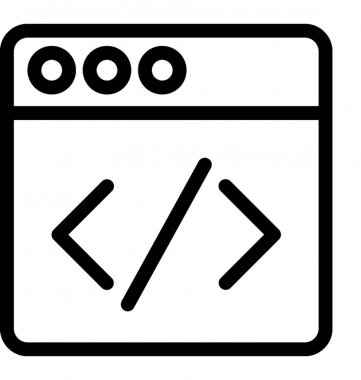 Geliştirme vektör simgesi