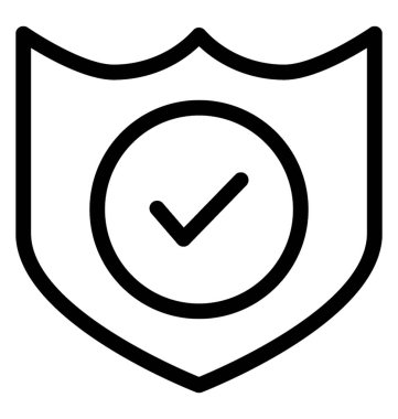 Kalkan Vektör Simgesi