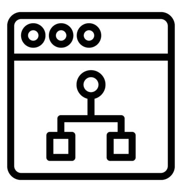 hiyerarşi vektör simgesi